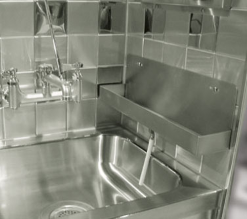 Advance Tabco K-243 Stainless Steel Mop Drainage Tray