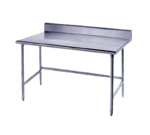 Advance Tabco TKAG-244 48" W x 24" D 430 Stainless Steel 16 Gauge Galvanized Base Work Table