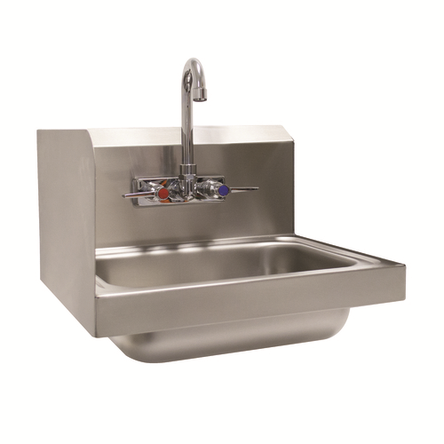 Advance Tabco 7-PS-66L 17.25" W x 15.25" D Wall Mounted Hand Sink