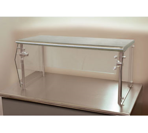 Advance Tabco NSG-15-108 108" W Stainless Steel Stationary Sleek Shield Food Shield