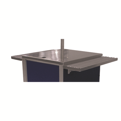 Advance Tabco TA-74 Fixed Solid Tray Slide on Front or Rear of Tables