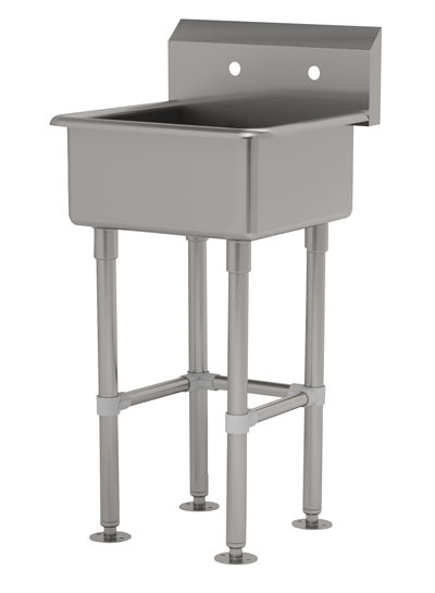 Advance Tabco FC-FM-3119 31" W x 23" D 16 Gauge Freestanding Service Sink