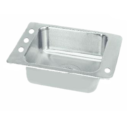 Advance Tabco SCH-1-2517R 23" W x 17" D x 7.5" H 18 Gauge 304 Stainless Steel 1-Compartment Smart Series Classroom Sink