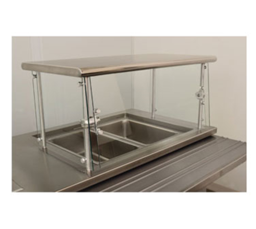 Advance Tabco NSGC-12-108 108" W Stainless Steel Stationary Sleek Shield Food Shield