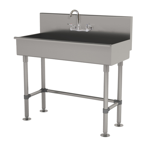 Advance Tabco 19-FM-1-ADA-F 40" W x 19.5" D 16 Gauge Freestanding Service Sink