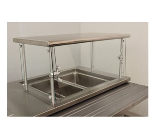 Advance Tabco NSGC-15-96 96" W Stainless Steel Stationary Sleek Shield Food Shield