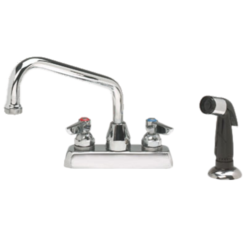 Advance Tabco A-30 4" Centers Deck Mounted Swing Spout Faucet