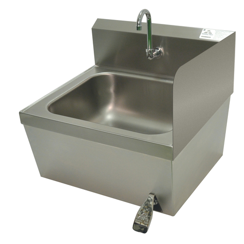 Advance Tabco 7-PS-16F 7.75" H Welded Side Splash for Hand Sinks