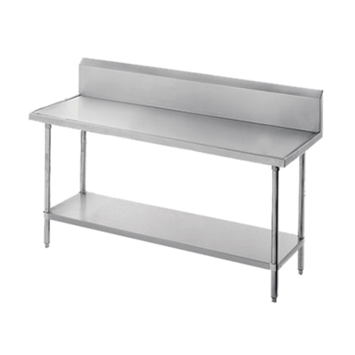 Advance Tabco VKS-363 36" W x 36" D 304 Stainless Steel 14 Gauge Stainless Steel Base Work Table