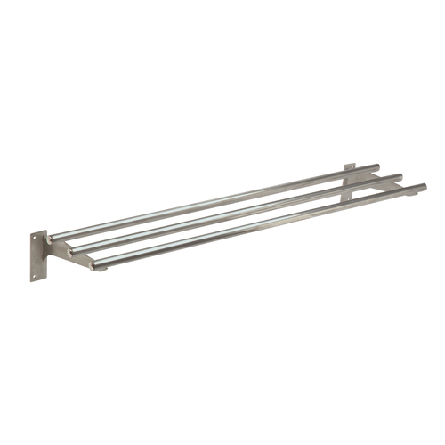 Advance Tabco TTR-5 3-Bar Stainless Steel Stationary Tray Slide for 5 Well Hot & Cold Food Units