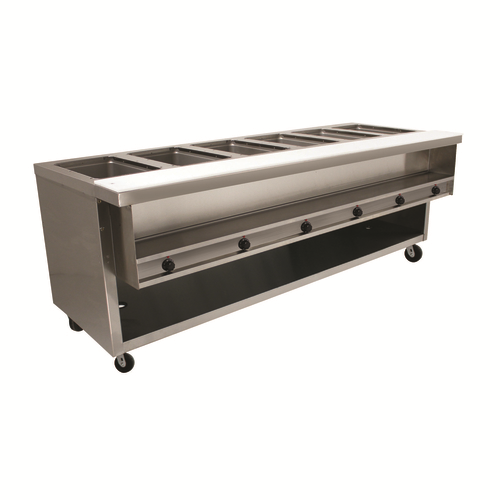 Advance Tabco HDSW-6-240-BS 93.06" W Stainless Steel Electric Heavy Duty Sealed Well Hot Food Table