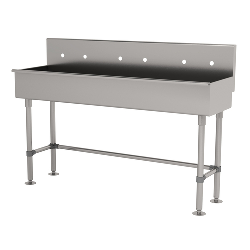 Advance Tabco 19-FM-60 60" W x 19.5" D 16 Gauge Freestanding Multiwash Hand Sink