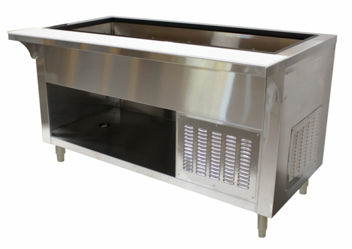 Advance Tabco HDRCP-4-BS 62.5" W Stainless Steel Stationary Refrigerated Cold Pan