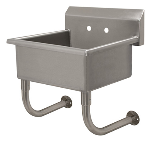 Advance Tabco FS-WM-3119 28" W x 16" D x 14 Gauge Stainless Steel Wall Mounted Service Sink