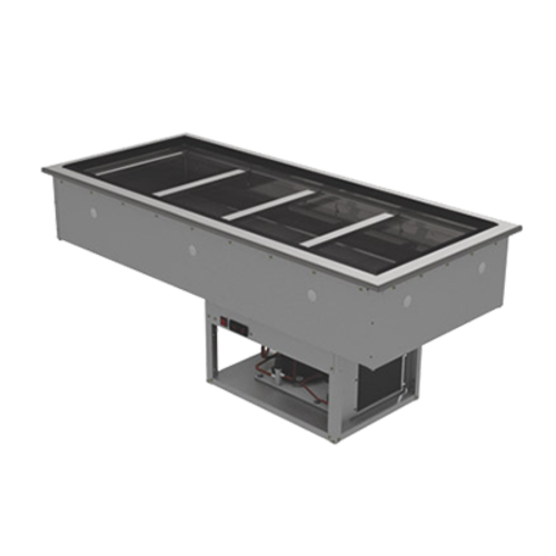 Advance Tabco DIRCP-4 4 Pans Stainless Steel Drop-In Refrigerated Cold Pan - 115 Volts