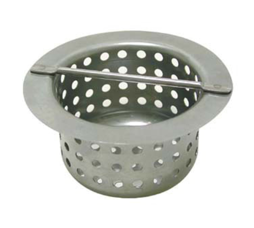 Advance Tabco FT-2 4" W x 4" D x 4H Replacement Strainer Basket for Floor Trough