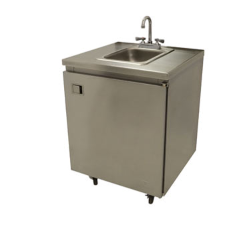 Advance Tabco SHK-MSC-31C 31" W Stainless Steel Self-Contained Mobile Hand Sink