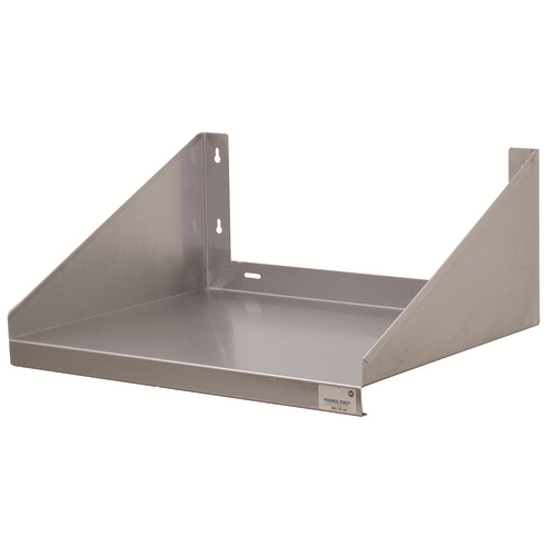 Advance Tabco MS-18-24 24" W x 18" D Stainless Steel Wall-Mounted Microwave Shelf