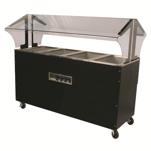Advance Tabco B4-120-B-SB 62.44" W Vinyl Covered Steel Electric Portable Hot Food Buffet Table