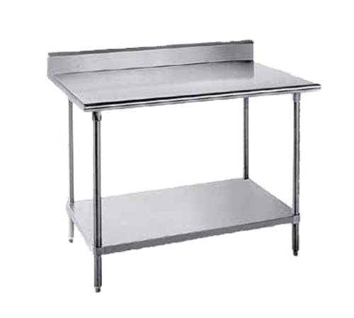 Advance Tabco SKG-302 24" W x 30" D Stainless Steel 16 Gauge Open with Undershelf Work Table