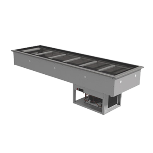 Advance Tabco DIRCP-6 6 Pans Stainless Steel Drop-In Refrigerated Cold Pan - 115 Volts