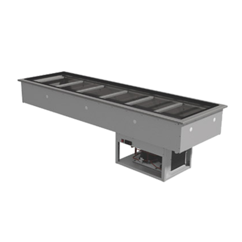 Advance Tabco DIRCP-6 6 Pans Stainless Steel Drop-In Refrigerated Cold Pan - 115 Volts