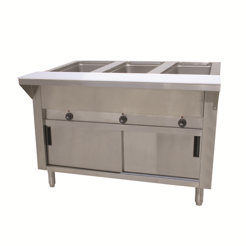 Advance Tabco HF-3E-120-DR 47.13" W Stainless Steel Electric Hot Food Table