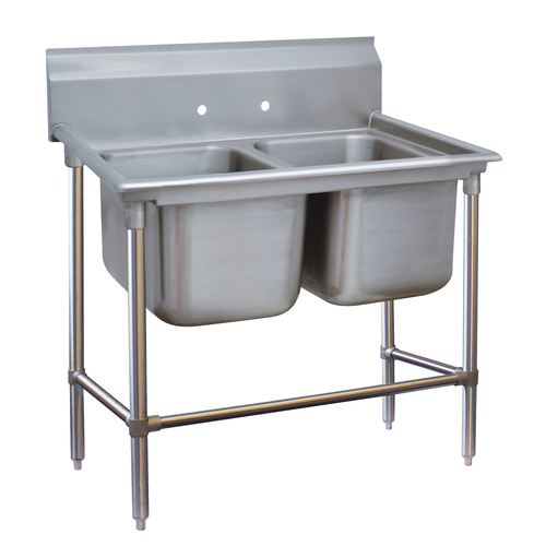 Advance Tabco 94-82-40 52" W 14 Gauge Stainless Steel Base Regaline Sink