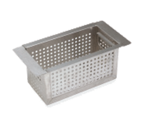Advance Tabco A-23 5 x 9 x 5 Perforated Basket Fits 6" x 11" x 6" Blender Dump Sink