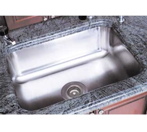 Advance Tabco CO-1014A-10RE 10" H x 12.5" W x 16.5" D 1 Compartment 304 Stainless Steel 18 Gauge Smart Series Undermount Sink