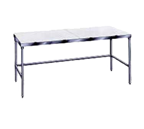Advance Tabco TSPT-3010 120" W x 30" D Stainless Steel Poly-Top Work Table