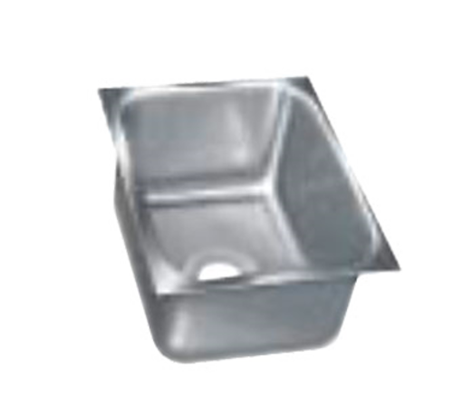 Advance Tabco 1620A-12 12" H x 18.5" W x 22.5" D 1 Compartment 304 Stainless Steel 18 Gauge Smart Series Sink