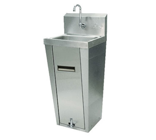 Advance Tabco 7-PS-90 17.25" W x 15.25" D Pedestal Mounted Base Hand Sink