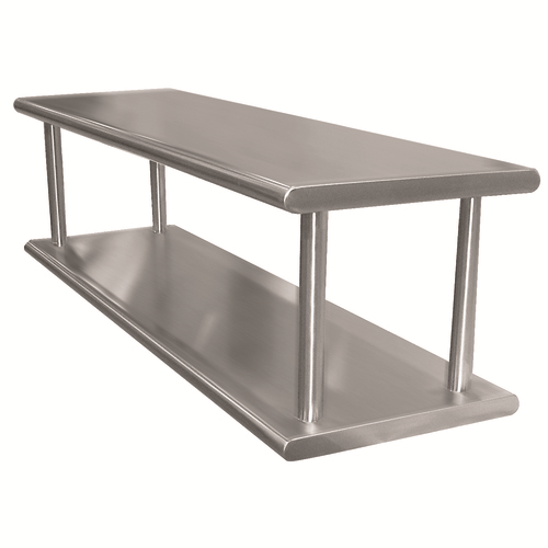 Advance Tabco TA-99 16 Gauge Stainless Steel Wall and Overshelf Upgrade