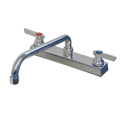Advance Tabco K-128 8" Centers Deck Mounted Heavy Duty Faucet