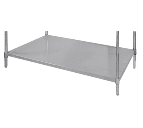 Advance Tabco SH-1848 18" Wide 48" Long Stainless Steel Solid Shelving