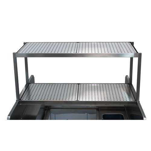 Advance Tabco PRSO-44 44" W 20 Gauge Stainless Steel Pass-Thru Station additional Single Overshelf