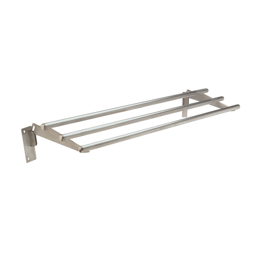 Advance Tabco TTR-6D 3-Bar Stainless Steel Drop Down Tray Slide for 6 Well Hot & Cold Food Units