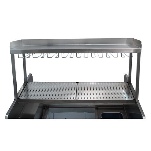 Advance Tabco PRSO-44-G 44" W 18 Gauge Stainless Steel Pass-Thru Station additional Single Overshelf