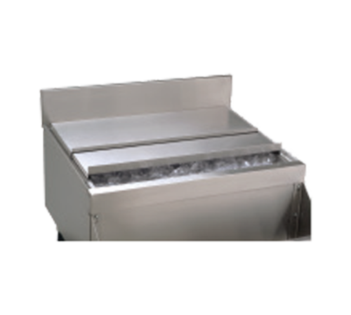 Advance Tabco SSC-42 40.75" W x 16.25" D Stainless Steel Underbar Basics Ice Bin Sliding Cover