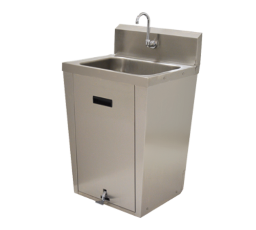Advance Tabco 7-PS-86 25" W x 18" D Pedestal Mounted Base Hand Sink