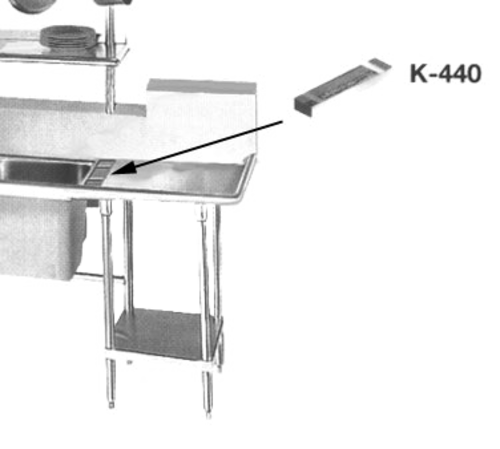 Advance Tabco K-440 Furnished Waste Trough
