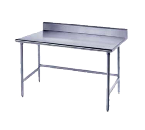 Advance Tabco TKLG-308 96" W x 30" D 14 Gauge 304 Stainless Steel Work Table