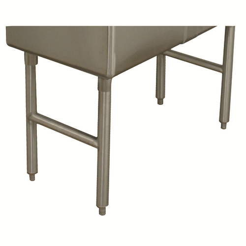 Advance Tabco K-497 Replacement Galvanized H-Leg with Plastic Feet for FE Series Sinks