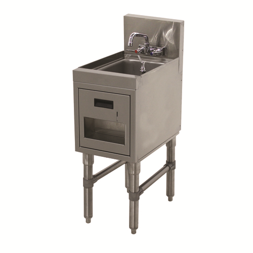 Advance Tabco PRHSST-19-12 12" W x 20" D Stainless Steel 1 Bowl Prestige Hand Sink