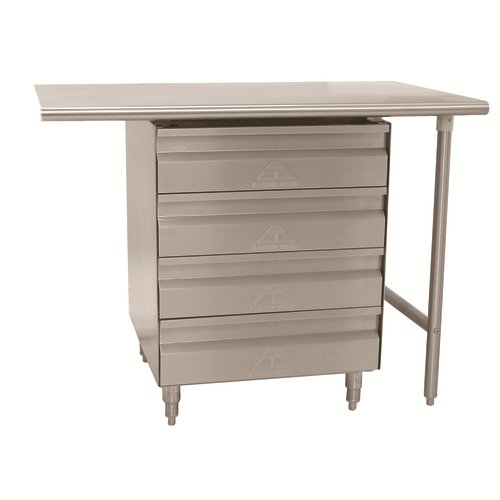 Advance Tabco TA-384 25" W x 25" H x 5" Deep Stainless Steel 4 Drawer Assembly