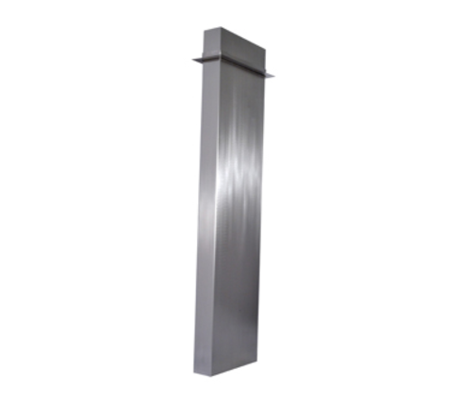 Advance Tabco VR-1 16.13" W 18 Gauge 300 Series Stainless Steel Ventilation Riser