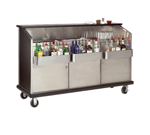 Advance Tabco AMD-6B 74.38" W Stainless Steel Interior and Doors Portable Bar