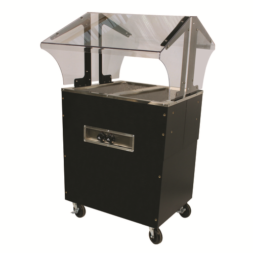 Advance Tabco B2-120-B-SB 31.81" W Vinyl Covered Steel Electric Portable Hot Food Buffet Table
