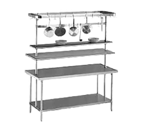 Advance Tabco AUR-84 84" W Stainless Steel Table Mounted Utensil Rack